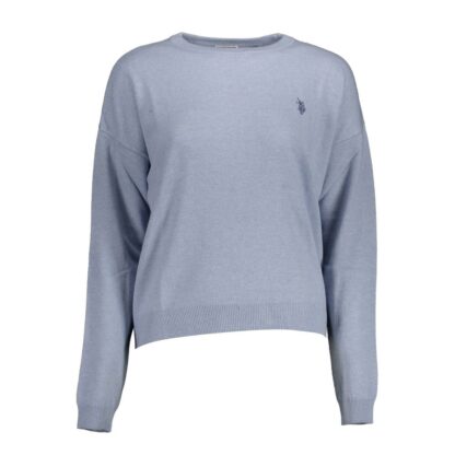 U.S. POLO ASSN. - Light Blue Polyamide Women Sweater