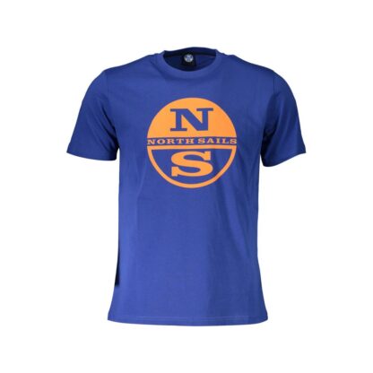 North Sails - Blue Cotton Men T-Shirt