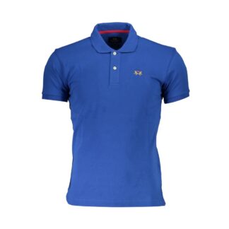 La Martina - Black Cotton Men Polo Shirt