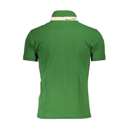 La Martina - Green Cotton Men Polo Shirt