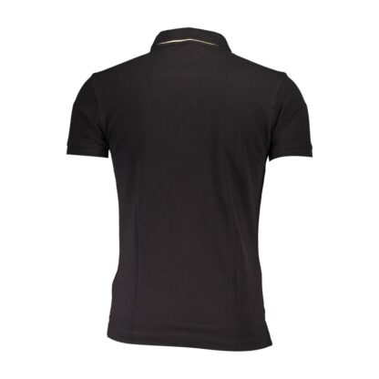 La Martina - Black Cotton Men Polo Shirt