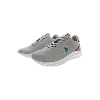 U.S. POLO ASSN. - Gray Polyester Men Sneaker