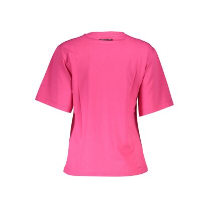 Cavalli Class - Pink Cotton Women T-Shirt