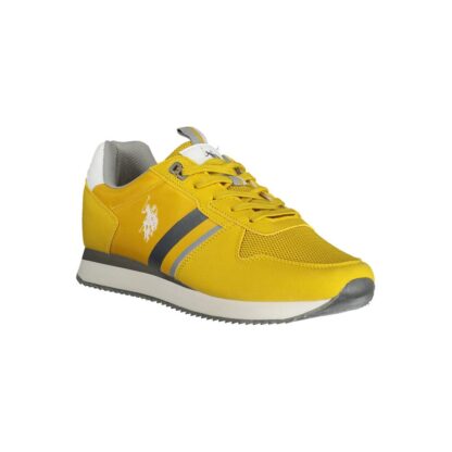 U.S. POLO ASSN. - Yellow Polyester Men Sneaker