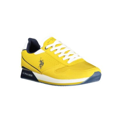 U.S. POLO ASSN. - Yellow Polyester Men Sneaker