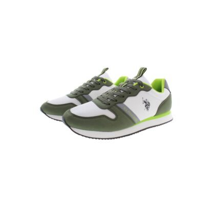 U.S. POLO ASSN. - Green Polyester Men Sneaker