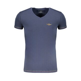 Cavalli Class Blue Cotton T-Shirt