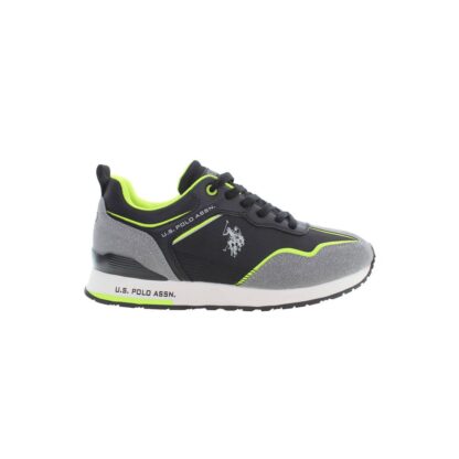 U.S. POLO ASSN. - Black Polyester Men Sneaker