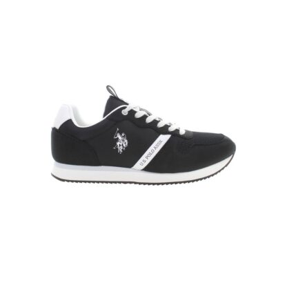 U.S. POLO ASSN. - Black Polyester Men Sneaker