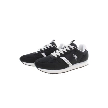 U.S. POLO ASSN. - Black Polyester Men Sneaker