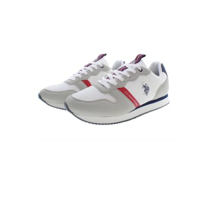 U.S. POLO ASSN. - White Polyester Mens Sneaker