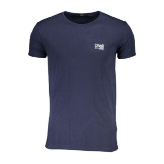 Cavalli Class Black Cotton T-Shirt