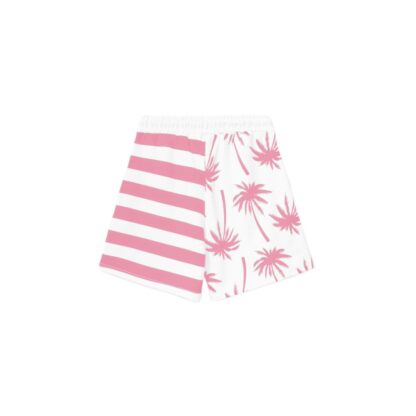 Comme Des Fuckdown - Chic Pink Striped Drawstring Shorts