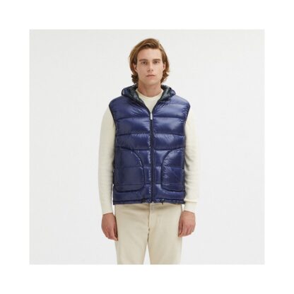 Centogrammi - Blue Nylon Men's Reversible Vest