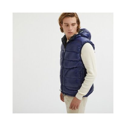 Centogrammi - Blue Nylon Men's Reversible Vest