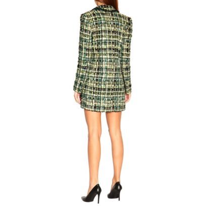 Elisabetta Franchi - Elegant Forest Green Buttoned Jacket