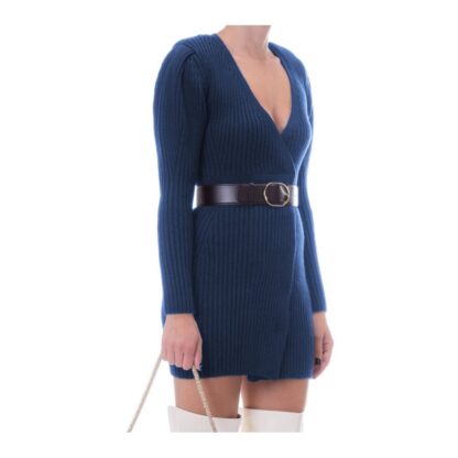 Elisabetta Franchi - Blue Wool Women Dress