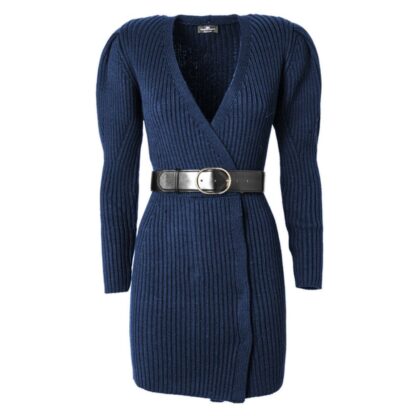 Elisabetta Franchi - Blue Wool Women Dress