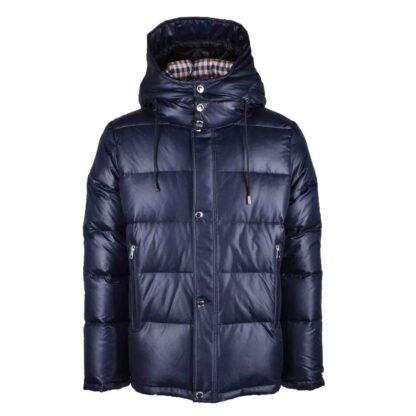 Aquascutum - Blue Polyester Men Jacket