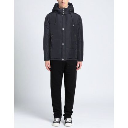 Aquascutum - Elegant Blue Aquascutum Jacket with Removable Hood