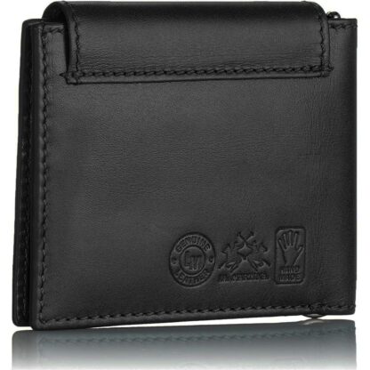 La Martina - Black Leather Men Wallet