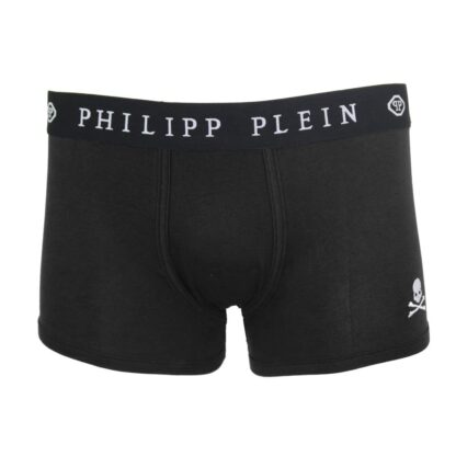 Philipp Plein - Black Cotton Men Boxer Pair