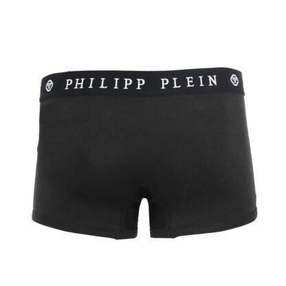 Philipp Plein - Black Cotton Men Boxer Pair