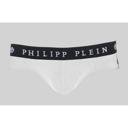 Philipp Plein - White Cotton Men Boxer Short