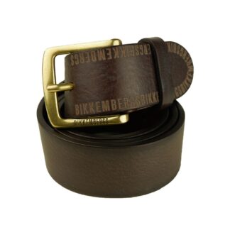 Bikkembergs - Blue Leather Men Belt