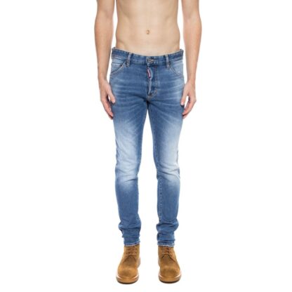 Dsquared² - Blue Cotton Men's Distressed Jean