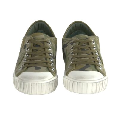 Philippe Model - Green Leather Men Sneaker