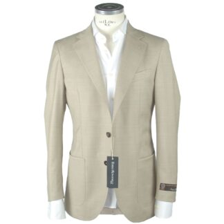 Emilio Romanelli - Gray Wool Men Blazer