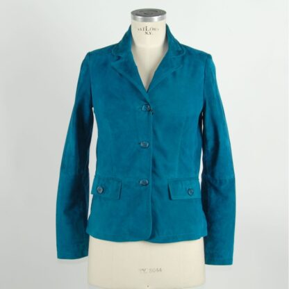 Emilio Romanelli - Green Leather Women Jacket