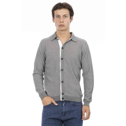 Baldinini Trend - Gray Cotton Men Shirt