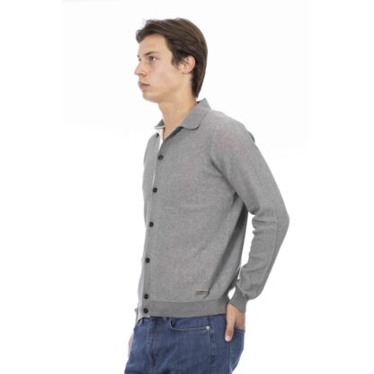 Baldinini Trend - Gray Cotton Men Shirt