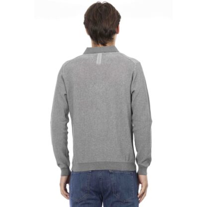 Baldinini Trend - Gray Cotton Men Shirt