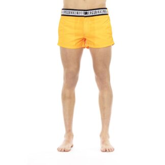 Bikkembergs - Red Polyester Men Swim Short