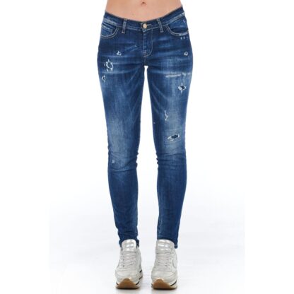 Frankie Morello - Blue Cotton Women Jean