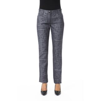 BYBLOS - Gray Cotton Women Pants