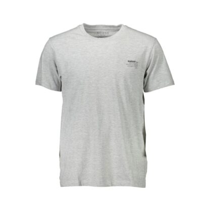 Guess Jeans - Gray Cotton Men T-Shirt