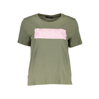 Guess Jeans - Green Cotton Women T-Shirt