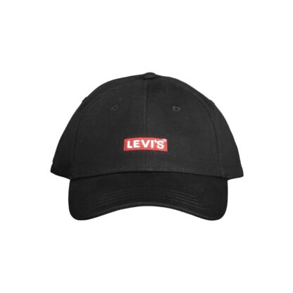 Levi's - Black Cotton Men Cap