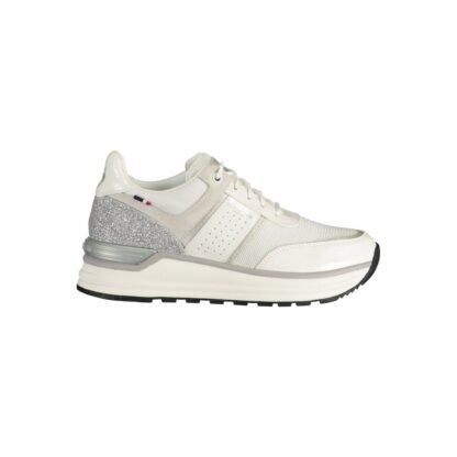 U.S. POLO ASSN. - White Eco Suede Women Sneaker