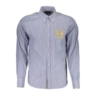 La Martina - White Linen Men Shirt