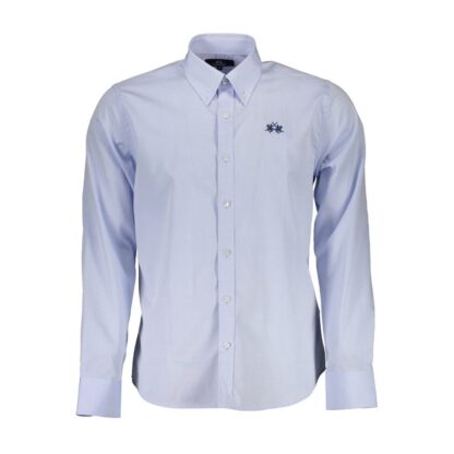 La Martina - "Light Blue Cotton Men Shirt"