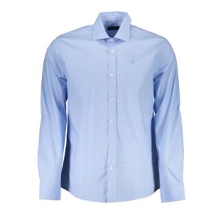 Harmont & Blaine Light Blue Cotton Men Shirt