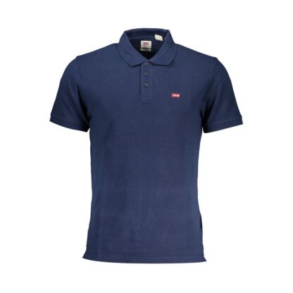 Levi's - Blue Cotton Men Polo Shirt