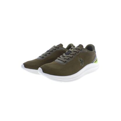 U.S. POLO ASSN. - Green Polyester Men Sneaker