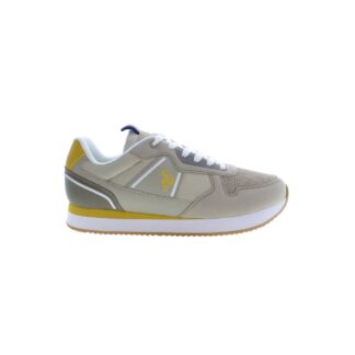 U.S. POLO ASSN. - White Polyester Men Sneaker