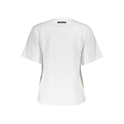 Cavalli Class - White Cotton Women T-Shirt